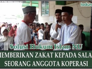 Memberikan Zakat Perdagangan Koperasi kepada Anggota Koperasi
