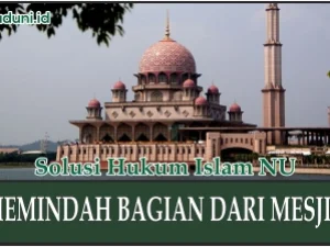 Hukum Memindah Alat-alat Mesjid