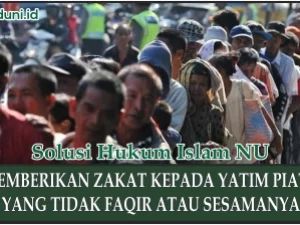 Zakat Tidak Diberikan Kepada Pihak yang Berhak Menerimanya