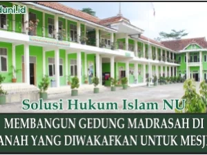 Gedung Masjid yang Dibangun Menggunakan Tanah Wakaf Masjid