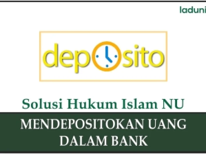 Mendepositokan Uang dalam Bank