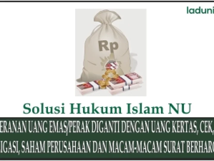 Peranan Uang Emas atau Perak Diganti dengan Uang Kertas, Cek, Obligasi, Saham Perusahaan