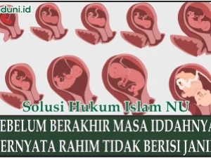 Kedudukan Iddah Setelah Diketahui Rahim Tak Berisi Janin