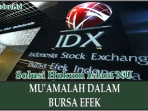 Kedudukan Mu’amalah dalam Bursa Efek dan Kaitannya dengan Zakat