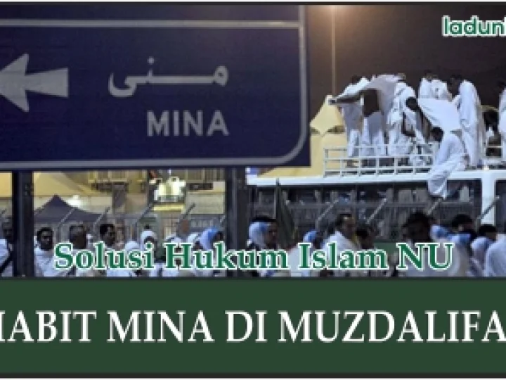 Mabit Mina di Muzdalifah