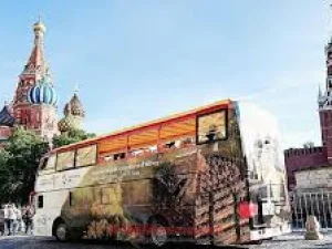 Bus 'Wonderful Indonesia' Tampil di Ajang Piala Dunia 2018