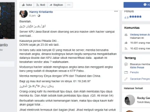 Hoax: Server KPU Down