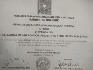 PSHT Nganjuk Berdamai dengan NU