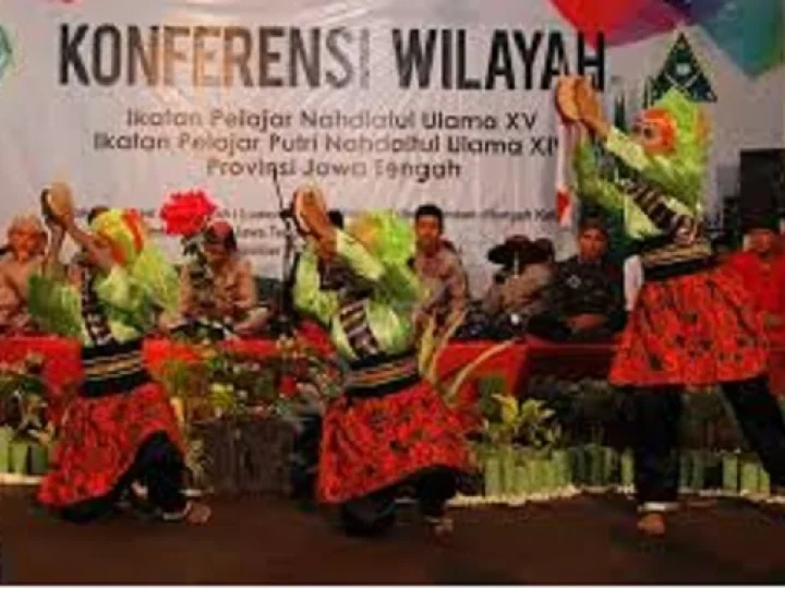 Berbagai Macam Tarian dan Sholawatan Mewarnai Penyambutan Peserta Konferwil XV Nu Jateng
