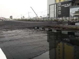 Jelang Sea Games Mempercantik Kali Item hanya dengan Dipasang Jaring Hitam
