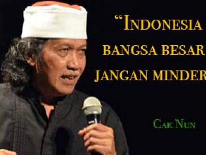 Cak Nun: Kita Bangsa Maju, Jangan Minder!