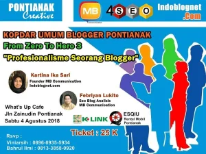 Event SEO Webmaster Pontianak : From Zero To Hero 3