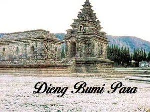 Dieng Bumi di Atas Awan Membeku Bagai di Eropa