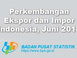 Perkembangan Ekspor Impor Indonesia di Akhir Semester I 2018