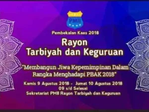 PMII Rayon Tarbiyah dan keguruan UIN Raden Intan Lampung Gelar Penguatan Kapasitas Kepemimpinan