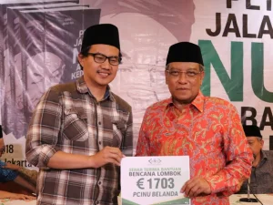 NU Belanda Salurkan Bantuan 1.703 Euro Untuk Korban Gempa Lombok 