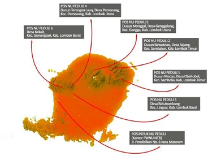 Update NU Peduli Lombok tanggal 16 Agustus 2018