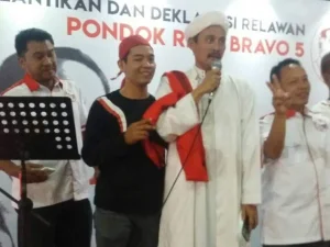 Relawan Pondok Rejo Bravo 5, Deklarasi Dukung Pasangan Jokowi - KH Ma'ruf Amin