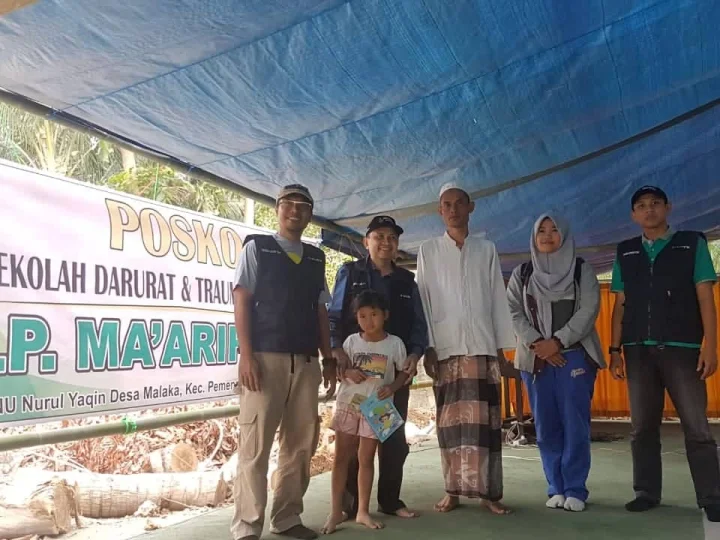 Meski Diguncang Gempa Susulan, Tim Trauma Healing LP Ma’arif NU Pusat Tetap Bekerja