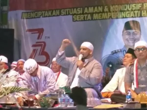 Jaga Kondusifitas, Polres dan GP Ansor Paser Kalimantan Timur Gelar Shalawat Kebangsaan