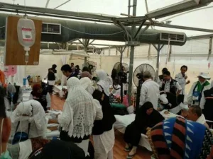 Cuaca Panas, Beberapa Jamaah Haji Barito Selatan Mengalami Dehidrasi dan Kelelahan