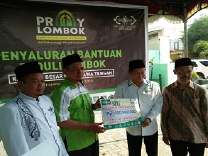 20 Relawan Dengan Ragam Keahlian Dikirim NU Jateng ke Lombok
