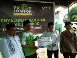 20 Relawan Dengan Ragam Keahlian Dikirim NU Jateng ke Lombok
