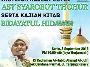 Kajian Kitab Bidayatul Hidayah Bersama Majelis Asy Syarobut Thohur