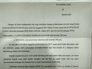 Nama GeRAK Aceh Dicatut OTK untuk Surati BPKP