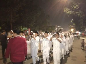 Santri Ponpes Al Hamidiyah Depok Sambut Tahun Baru Islam di Pasar Minggu