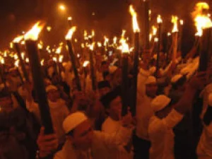 Antusias, Ribuan Masyarakat Subang Ikuti Pawai Obor di Tahun Baru Islam