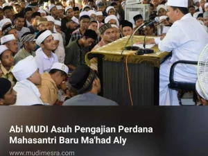 Abi MUDI Isi Pengajian Perdana Mahasantri Baru Ma'had Aly MUDI Masjid Raya Samalanga