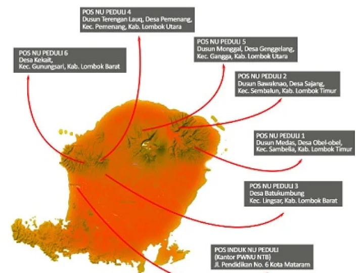 Update NU Peduli Lombok tanggal 15 September 2018