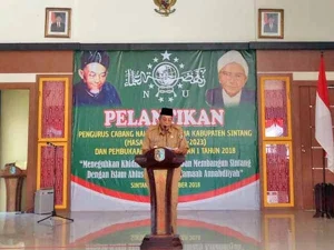 Bapati Jarot Harap PCNU SIntang Harus Jadi Pelopor Kebhinekaan