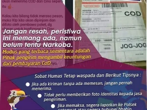 Polisi: Jangan Menerima Barang jika tidak Pesan dan Jangan Memberikan Identitas Apapun ke Kurir