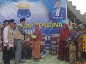 Ketum PB PMII Kunjungi Lombok, Salurkan Berbagai Bantuan dan Pastikan Tagana Bekerja Efektif