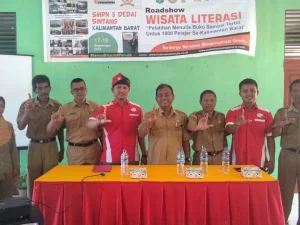 Tim Roadshow Wisata Literasi Kalbar Tiba di SIntang