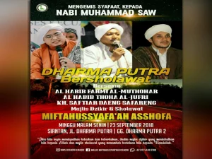 Dharma Putra Bersholawat Bersama Para Ulama dan Habaib