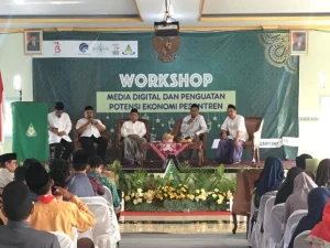 Workshop Media Digital dan Penguatan Potensi Ekonomi Pesantren Kerjasama LTN PBNU dan Kemenkominfo