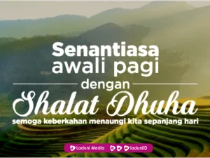 Tiga Janji Allah Bagi yang Sering Sholat Dhuha