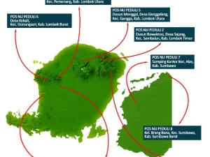 Update NU Peduli Lombok tanggal 30 September 2018