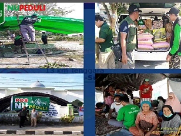 Laporan Penanganan Dampak Gempa & Tsunami di Sulteng oleh NU Peduli (update 04 Oktober 2018)