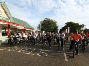 Pangdam IM Funbike Bersama Prajurit