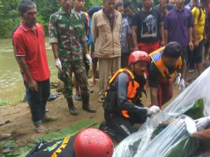 Korban Tenggelam di Sugai Blangpolem Ditemukan Tak Bernyawa