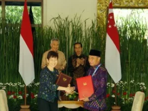 Presiden Jokowi dan PM Lee Saksikan Penandatanganan 3 MoU RI-Singapura