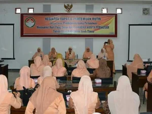 Jelang HUT Ke-XIX, DWP Aceh Timur Gelar Rapat