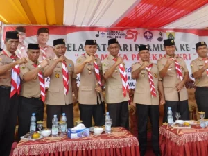 Dandim 0110/Abdya Hadiri Upacara Peringatan HUT Pramuka ke-57 Tingkat Aceh