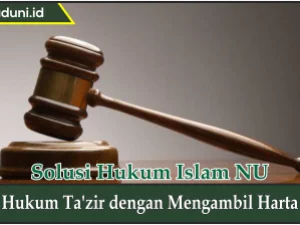 Hukum Ta'zir dengan Mengambil Harta