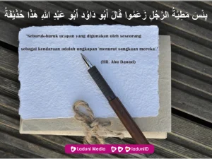 Tiga Ucapan Sepele yang dilarang Rasulullah SAW