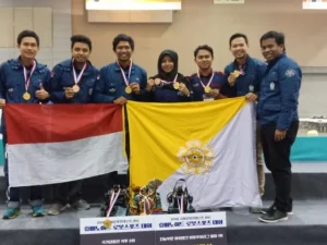 UGM Juara Satu pada Ajang Kontes Robot Internasional di Korea
